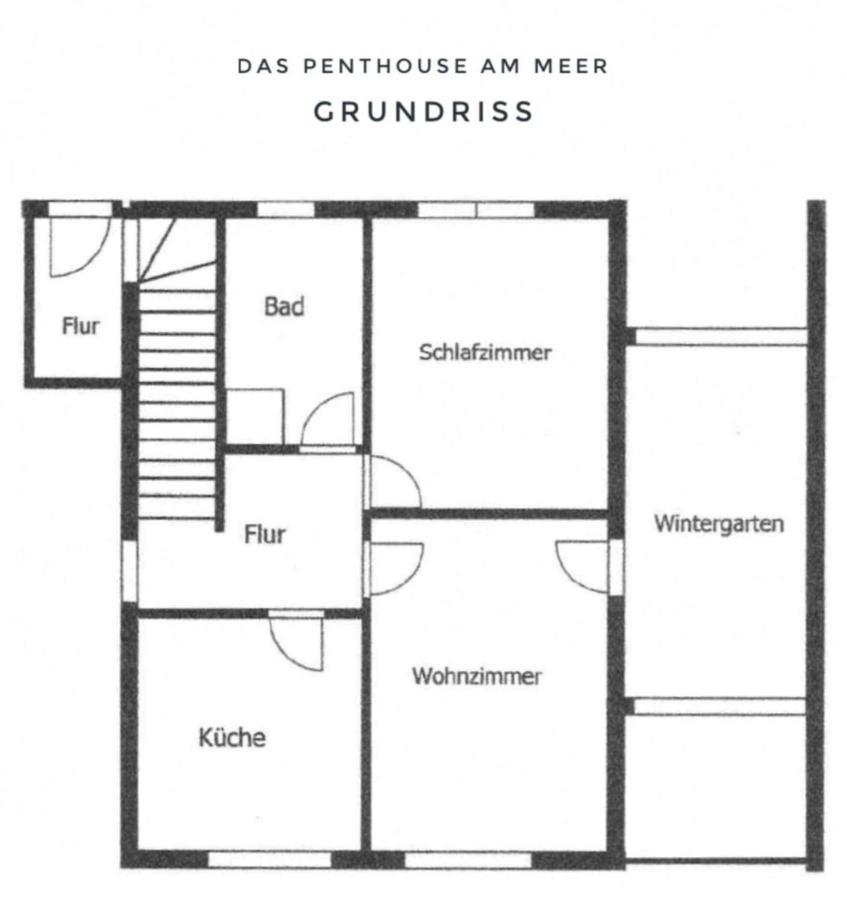 Das Penthouse Am Meer - Logenplatz An Der Foerde - Gluecksburg Exterior photo